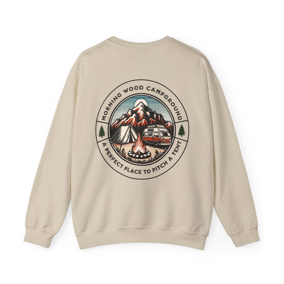Morning Wood Campground - Unisex Heavy Blend™ Crewneck Sweatshirt