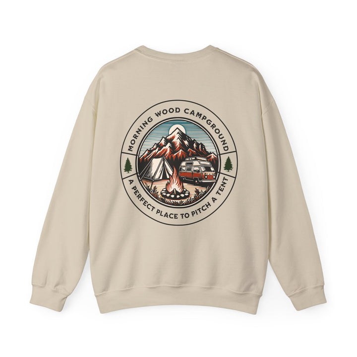 Morning Wood Campground - Unisex Heavy Blend™ Crewneck Sweatshirt