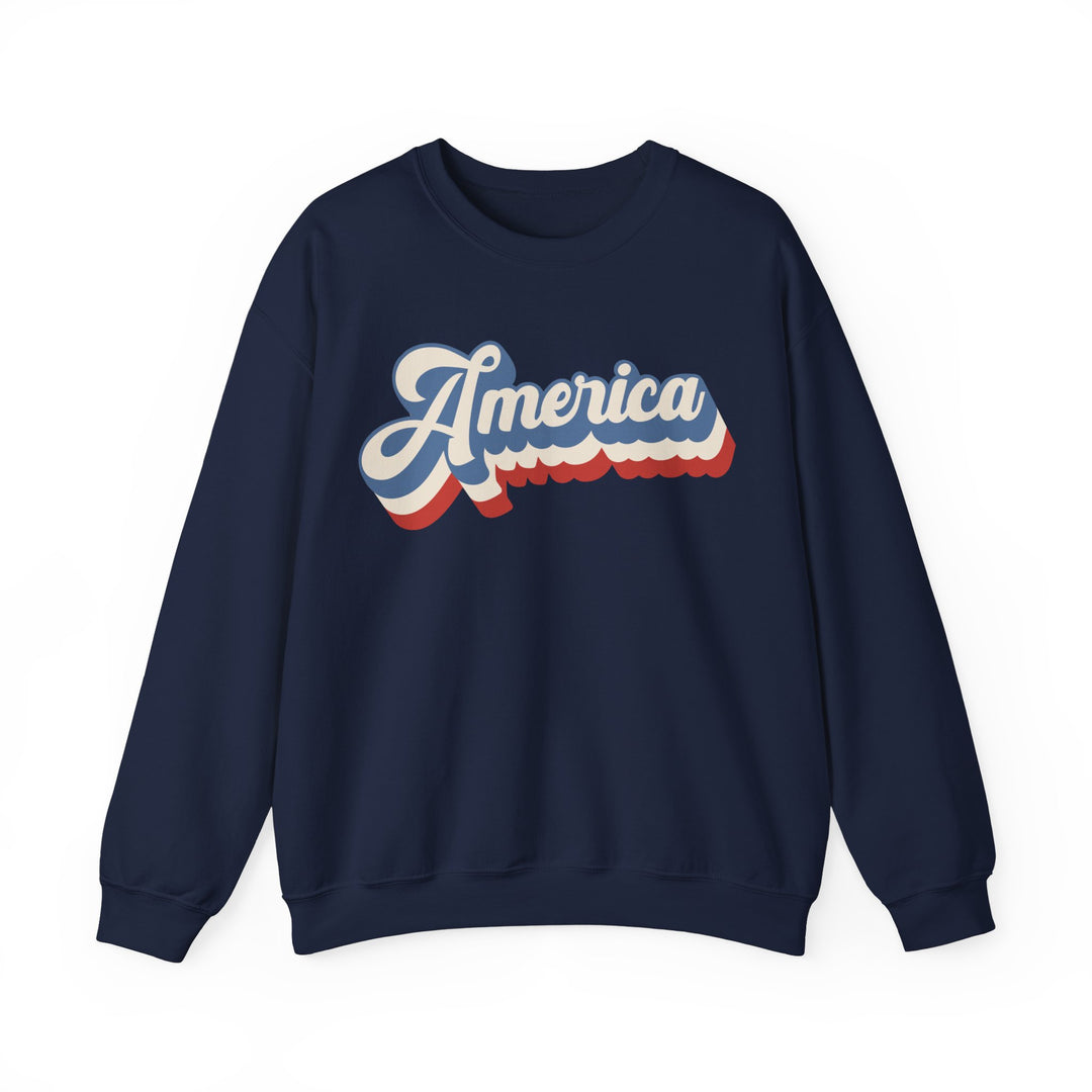 Retro America - Unisex Heavy Blend™ Crewneck Sweatshirt