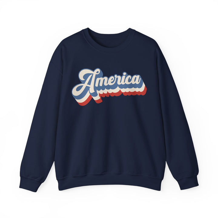 Retro America - Unisex Heavy Blend™ Crewneck Sweatshirt