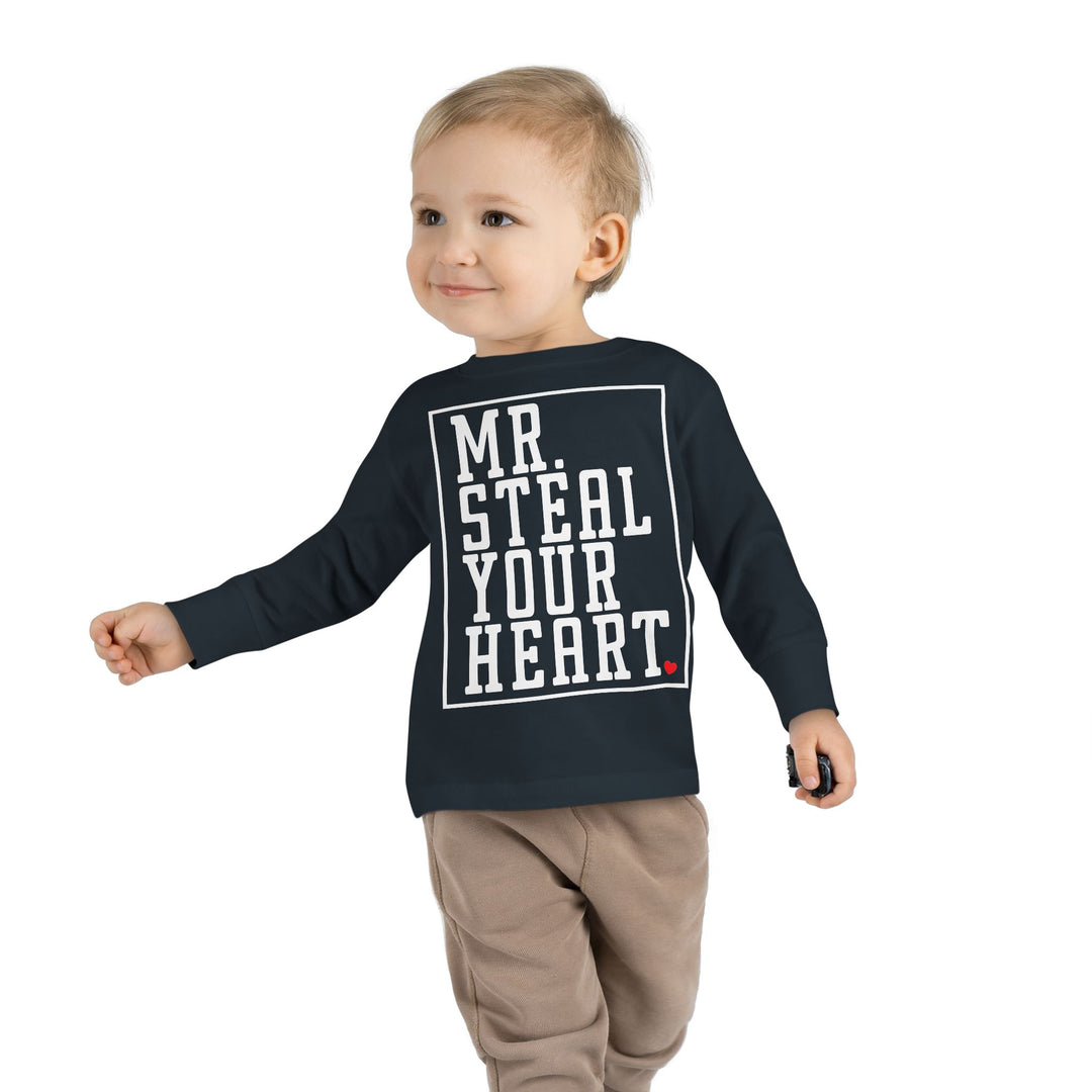 Mr. Steal Your Heart - Toddler Long Sleeve Tee