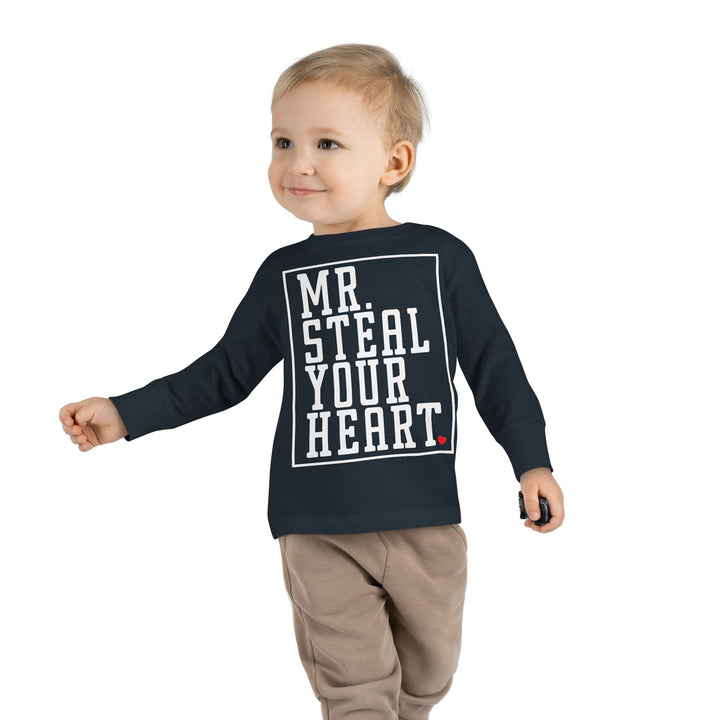 Mr. Steal Your Heart - Toddler Long Sleeve Tee