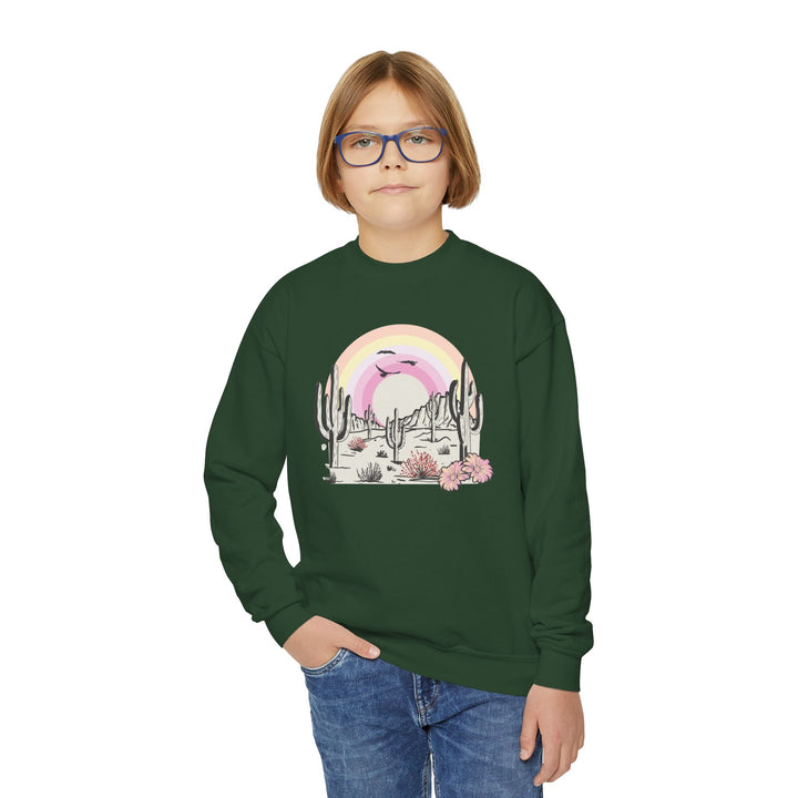 Desert Rainbow - Youth Crewneck Sweatshirt