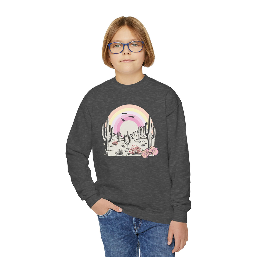 Desert Rainbow - Youth Crewneck Sweatshirt