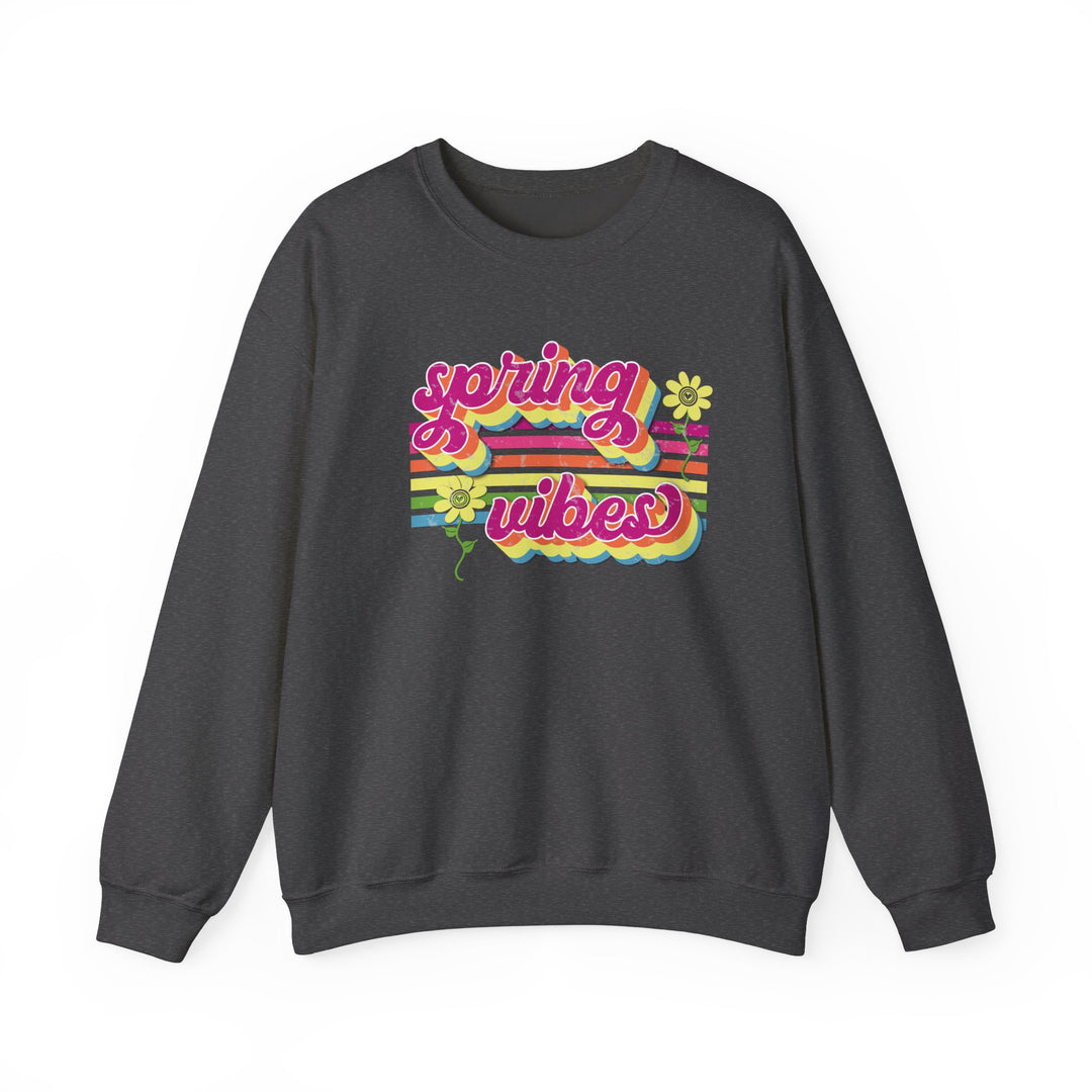 Spring Vibes Retro - Unisex Heavy Blend™ Crewneck Sweatshirt
