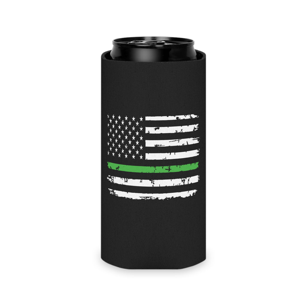 Green Line Flag - Can Cooler