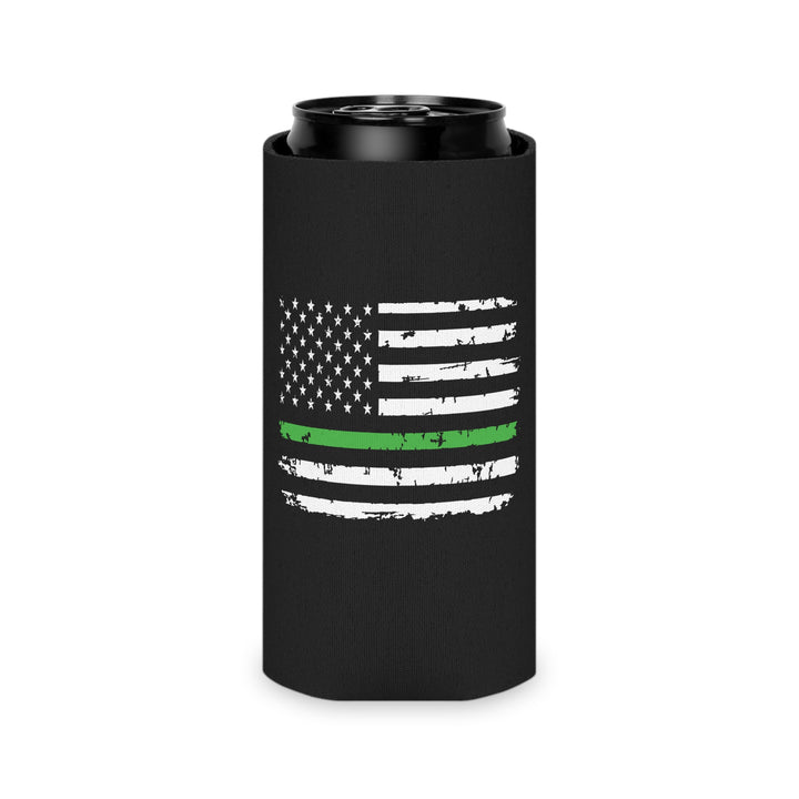 Green Line Flag - Can Cooler