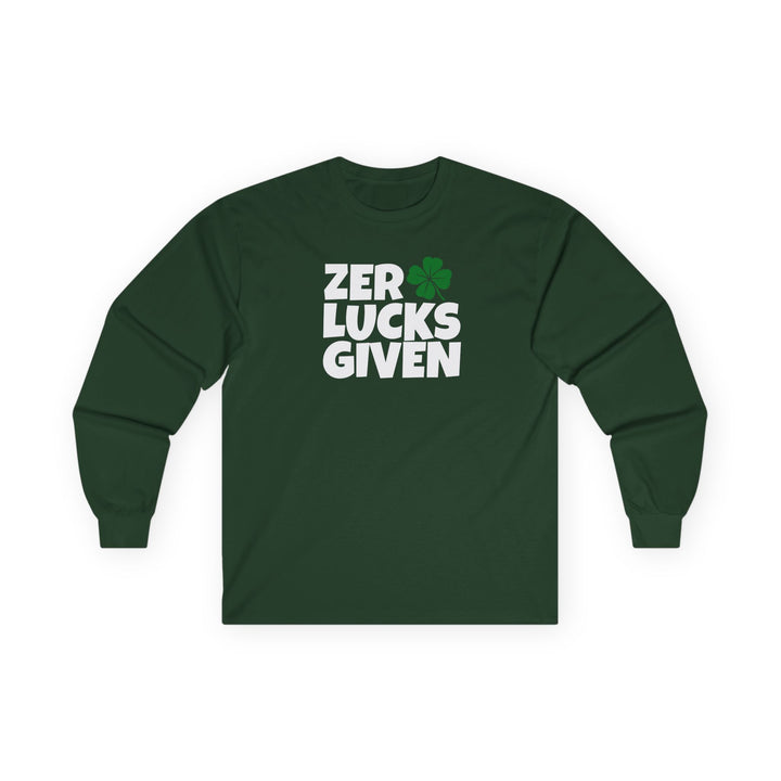 Zero Lucks Given - Unisex Ultra Cotton Long Sleeve Tee