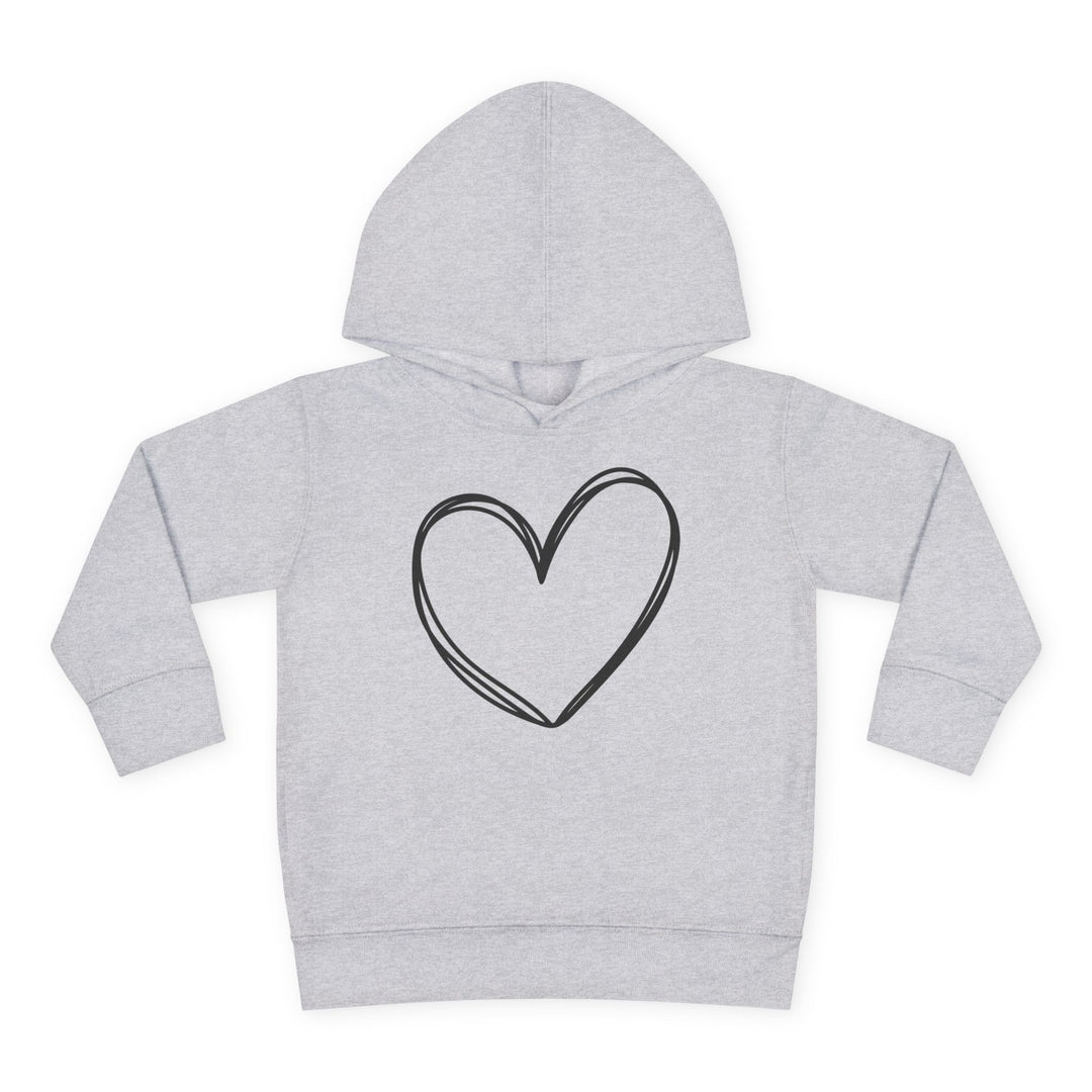 Heart - Toddler Pullover Fleece Hoodie