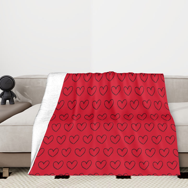 Heart - Sofa Blanket