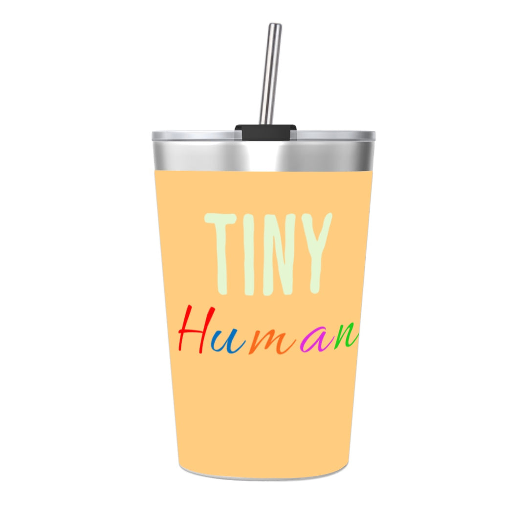 Tiny Human - Stainless Steel Water Bottle With Straw