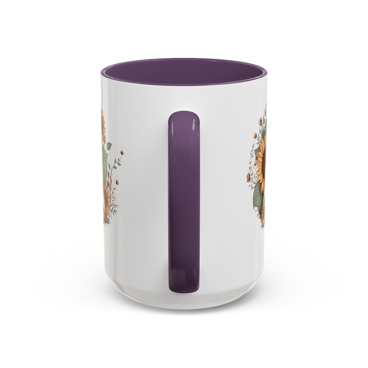 Sunflower Guitar - Accent Coffee Mug (11, 15oz)
