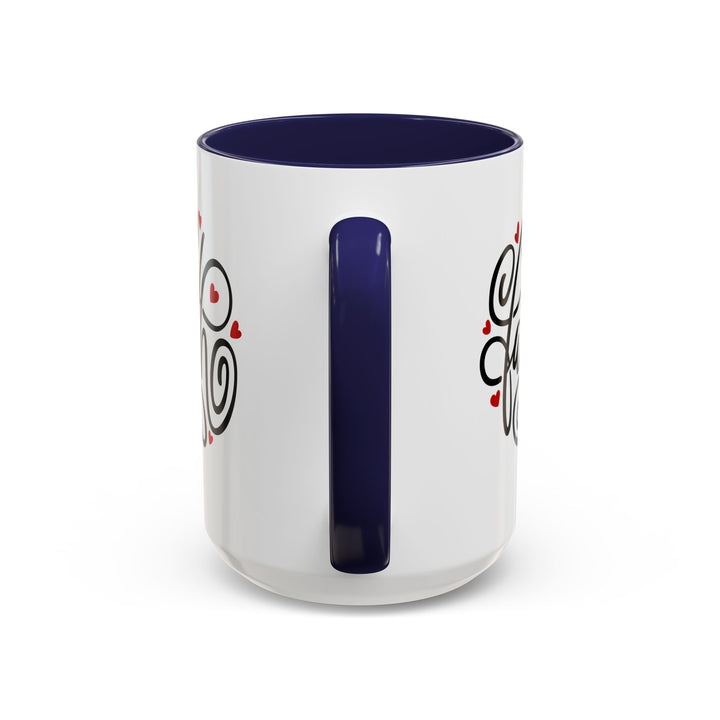 Faith Hearts - Accent Coffee Mug (11, 15oz)