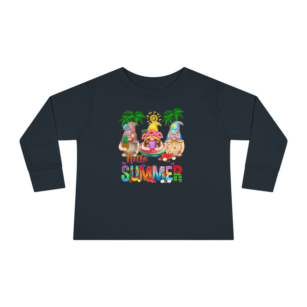 Summer Gnomes - Toddler Long Sleeve Tee