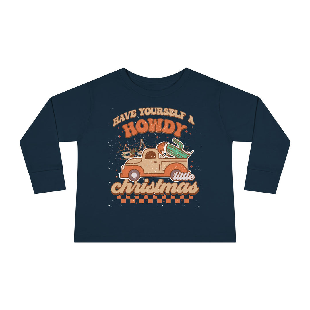 Howdy Christmas - Toddler Long Sleeve Tee