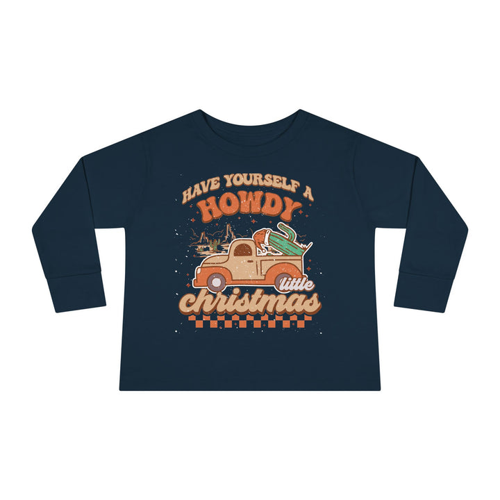 Howdy Christmas - Toddler Long Sleeve Tee