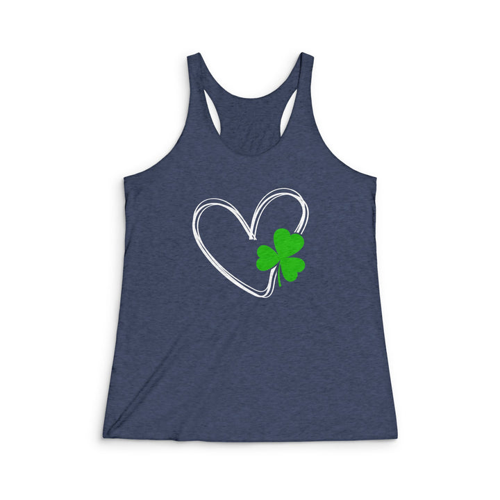 Heart & Clover - Women's Tri-Blend Racerback Tank