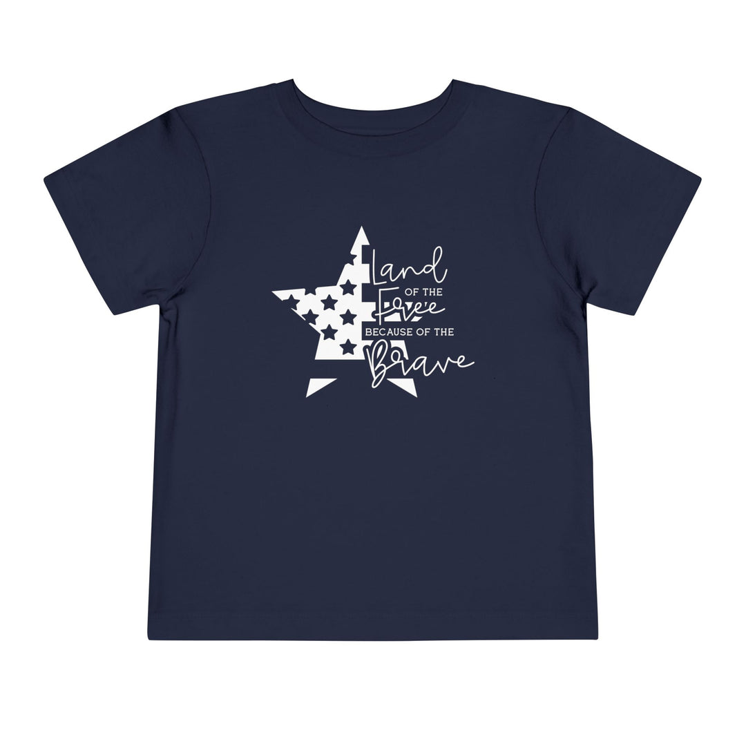 Land Of The Free - Toddler Short Sleeve Tee