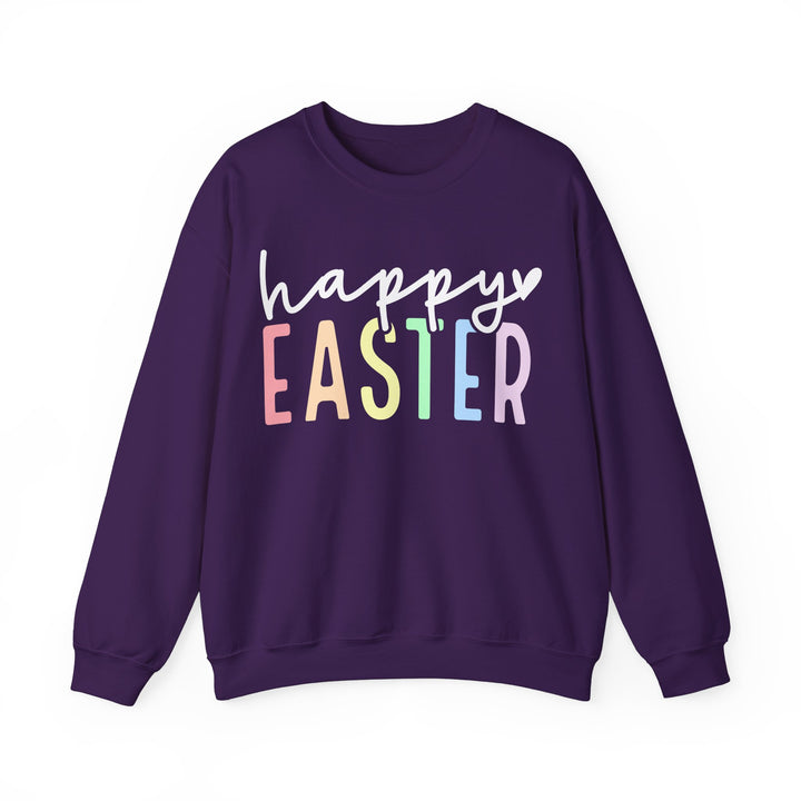 Pastel Happy Easter - Unisex Heavy Blend™ Crewneck Sweatshirt