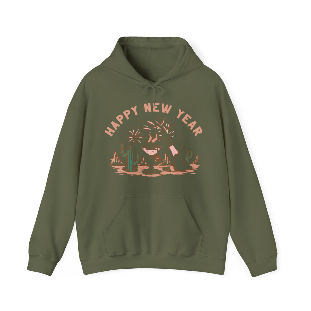 Happy New Year Desert - Unisex Heavy Blend™ Hooded Sweatshirt