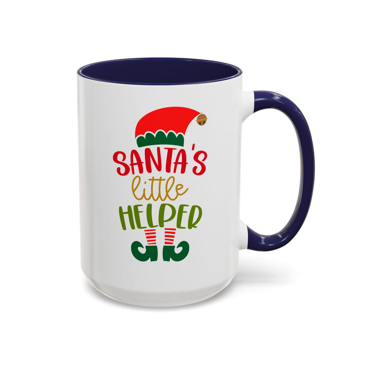 Santa's Little Helper - Accent Coffee Mug (11, 15oz)