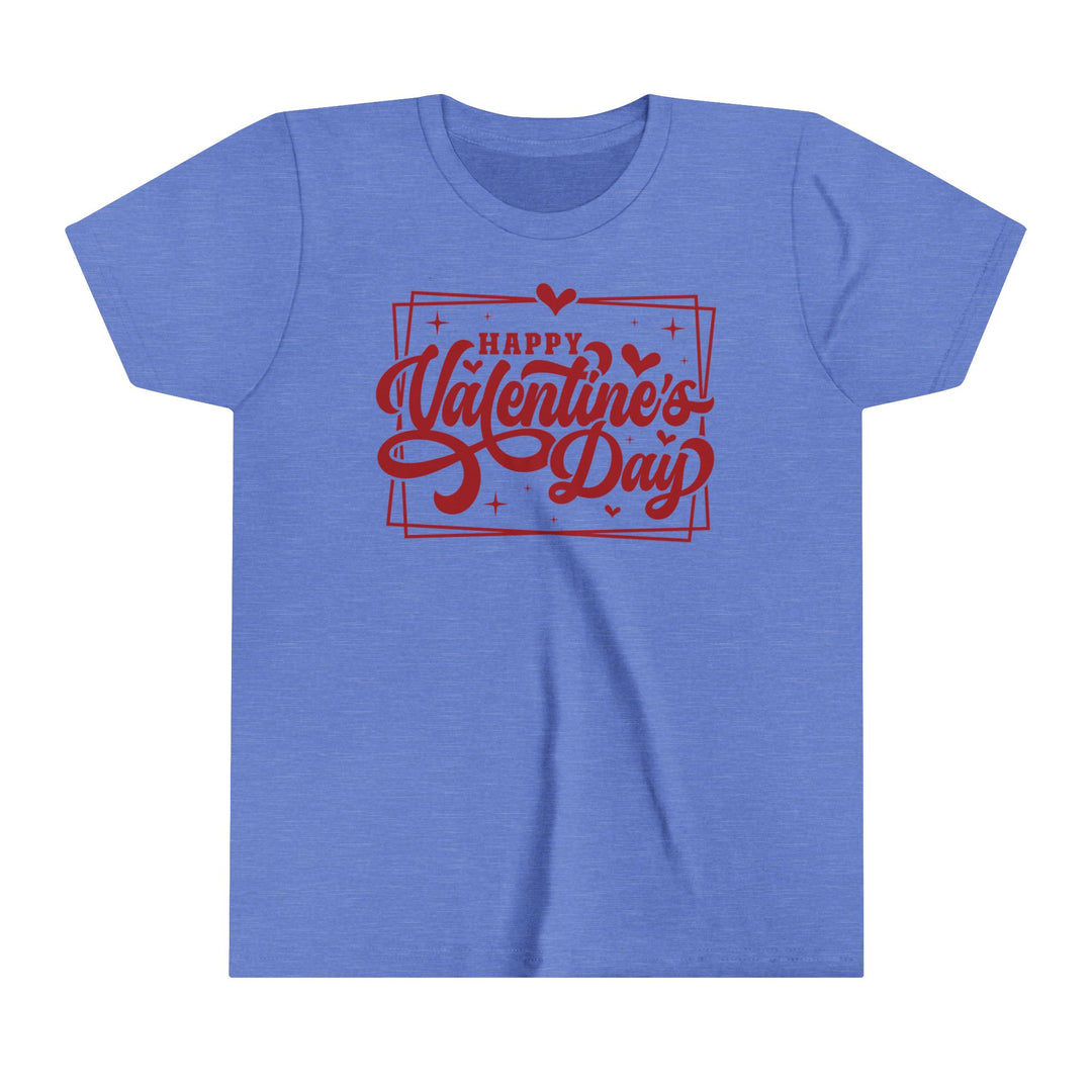 Happy Valentine's Day W/Hearts - Youth Short Sleeve Tee