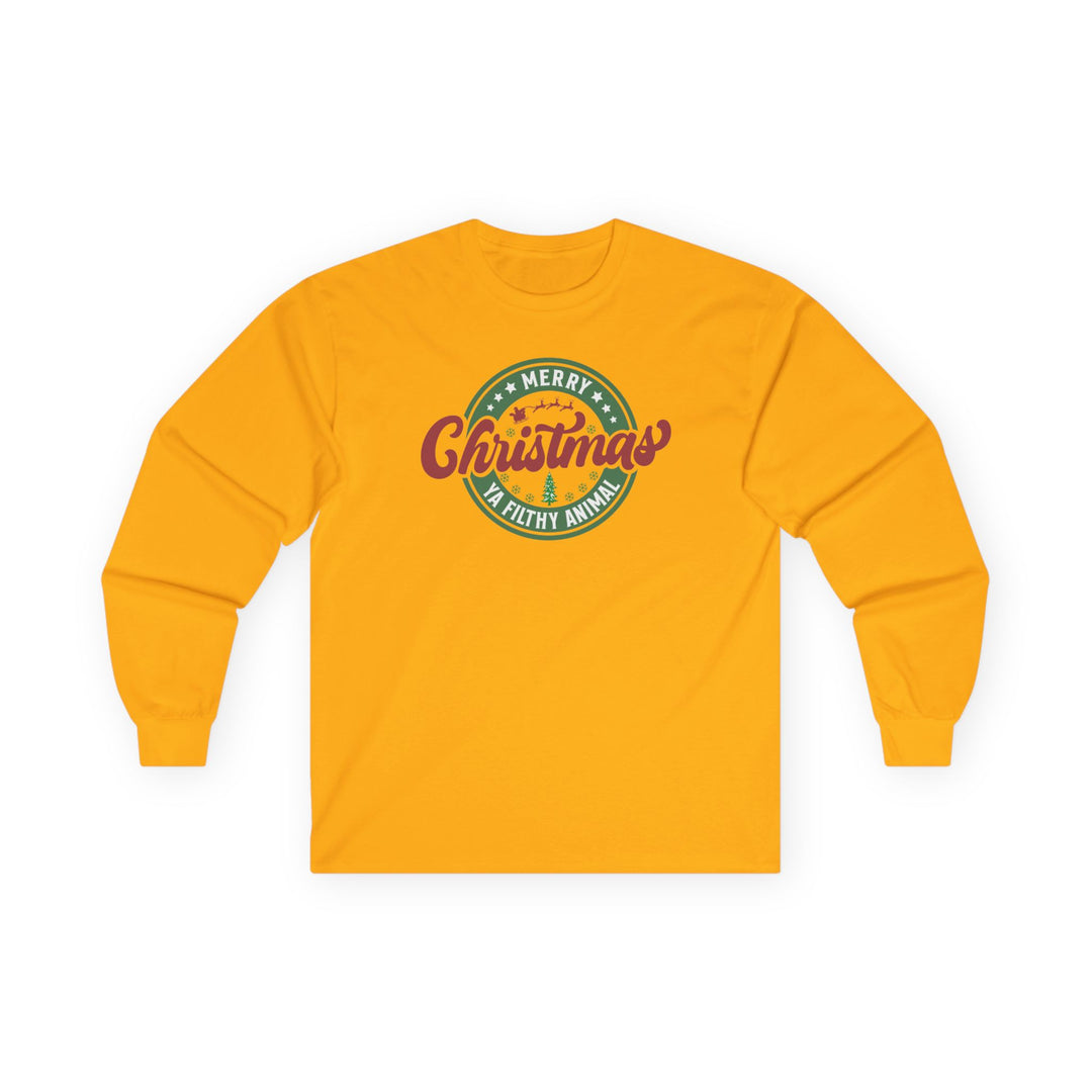 Merry Christmas Ya Filthy Animal - Unisex Ultra Cotton Long Sleeve Tee