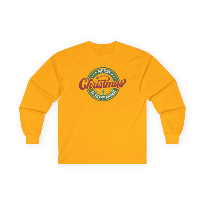 Merry Christmas Ya Filthy Animal - Unisex Ultra Cotton Long Sleeve Tee
