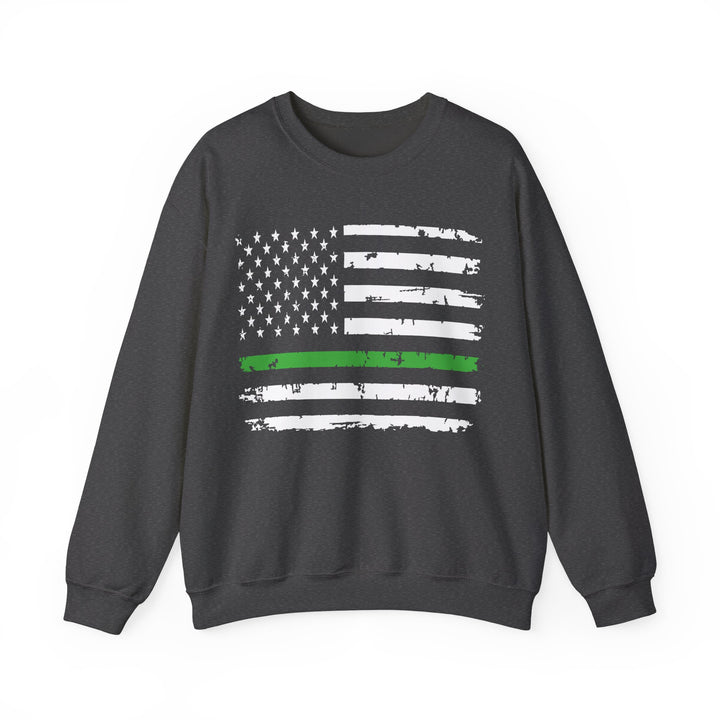 Green Line Flag - Unisex Heavy Blend™ Crewneck Sweatshirt