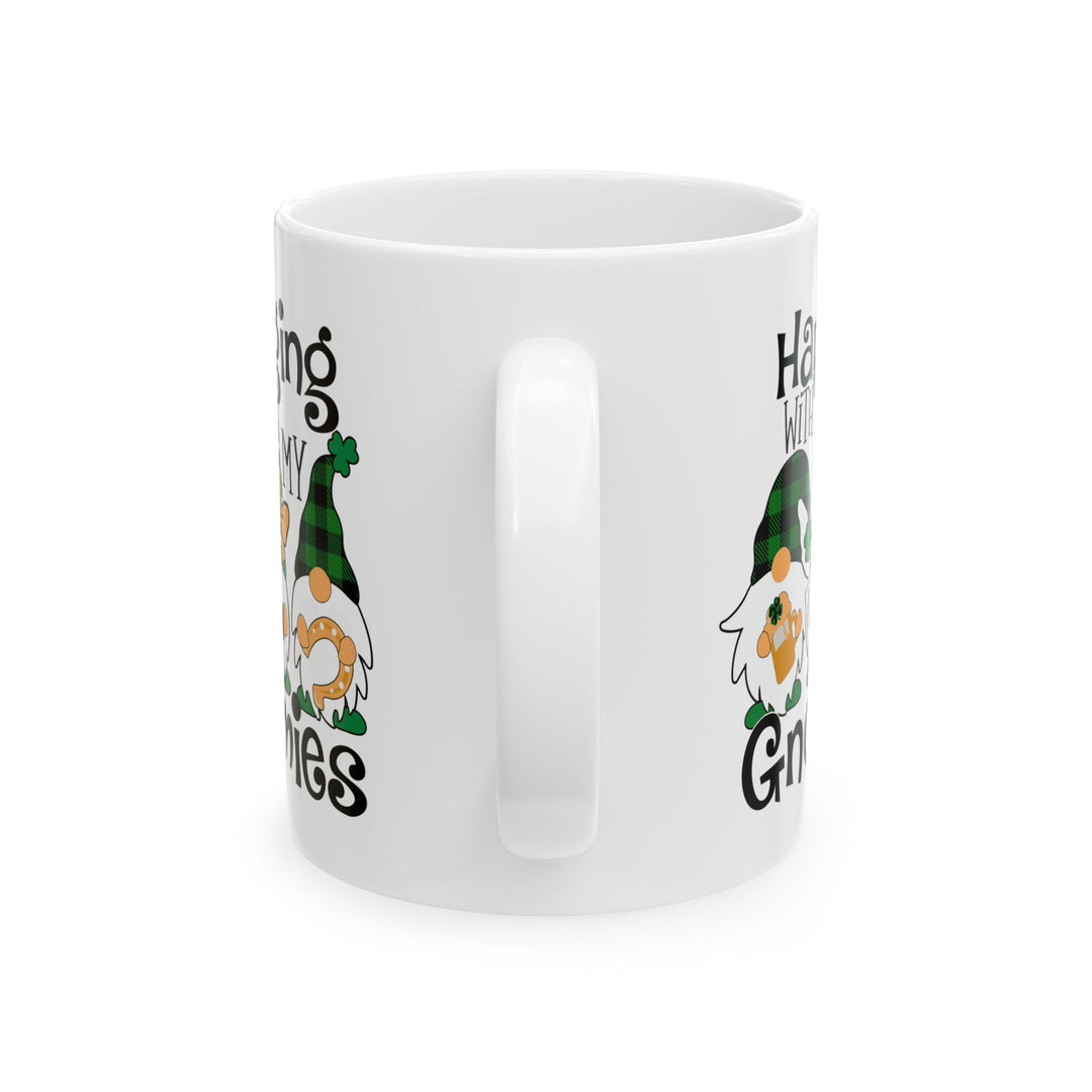 St. Patricks Day Gnomes - Ceramic Mug, (11oz, 15oz)