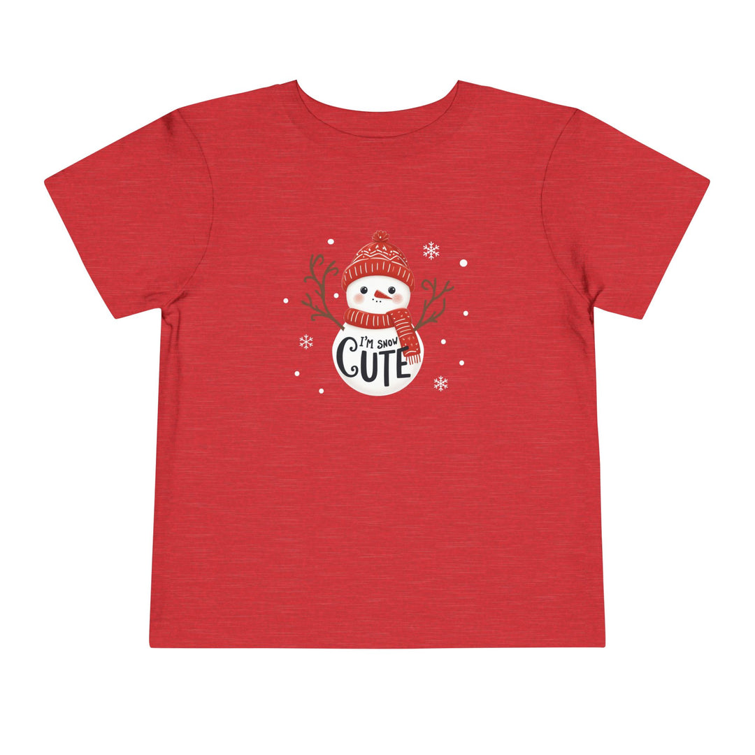 Snow Cute - Toddler Short Sleeve Tee