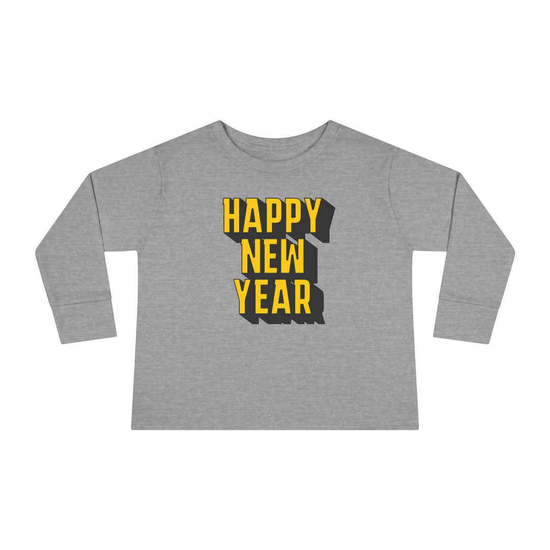 Block Happy New Year - Toddler Long Sleeve Tee