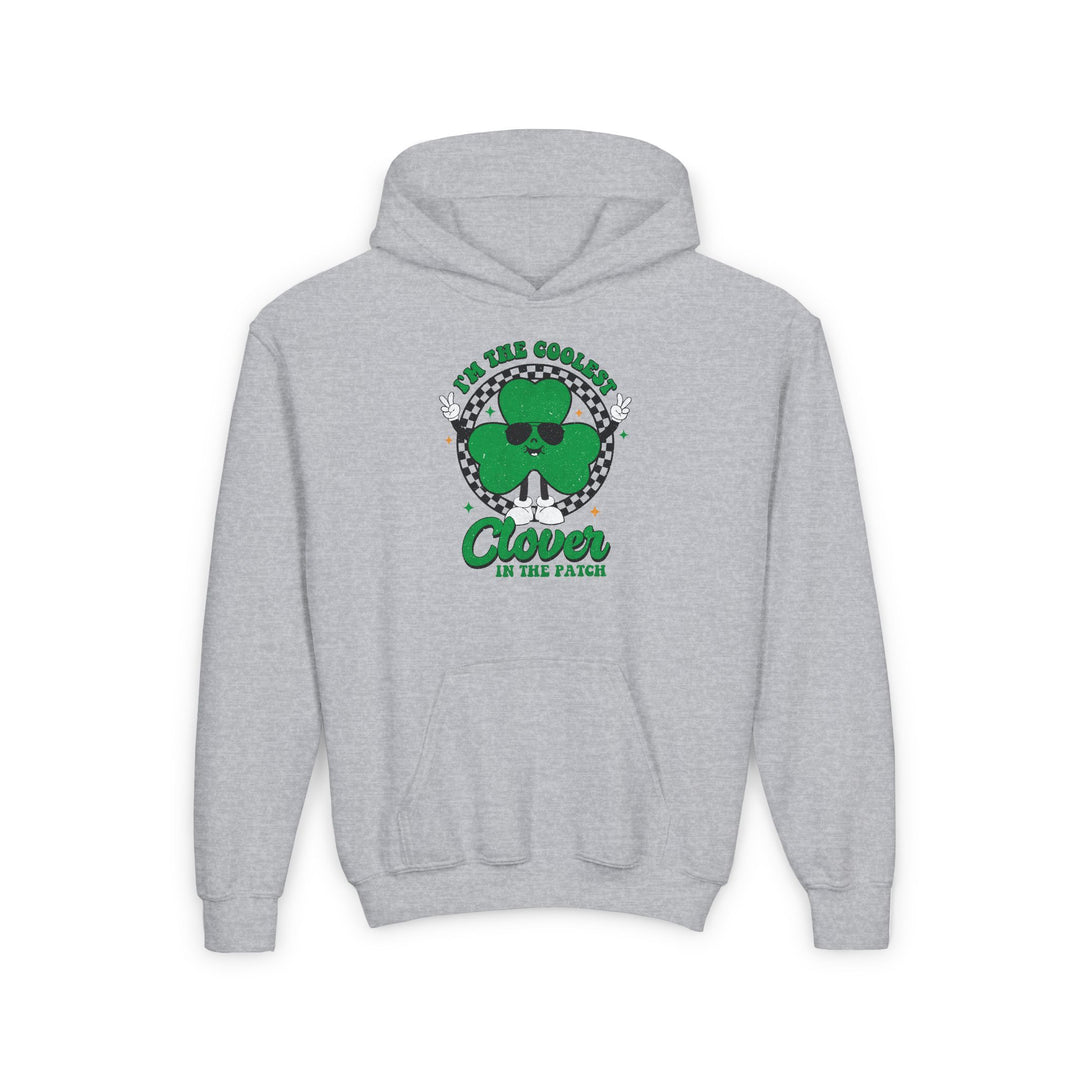 Coolest Clover - Youth Heavy Blend Hooded Sweatshirt