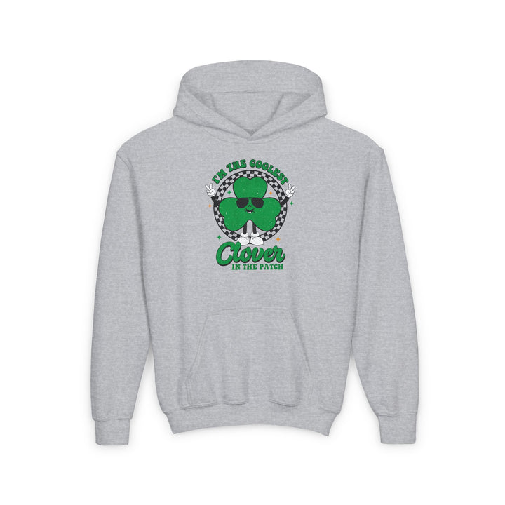 Coolest Clover - Youth Heavy Blend Hooded Sweatshirt