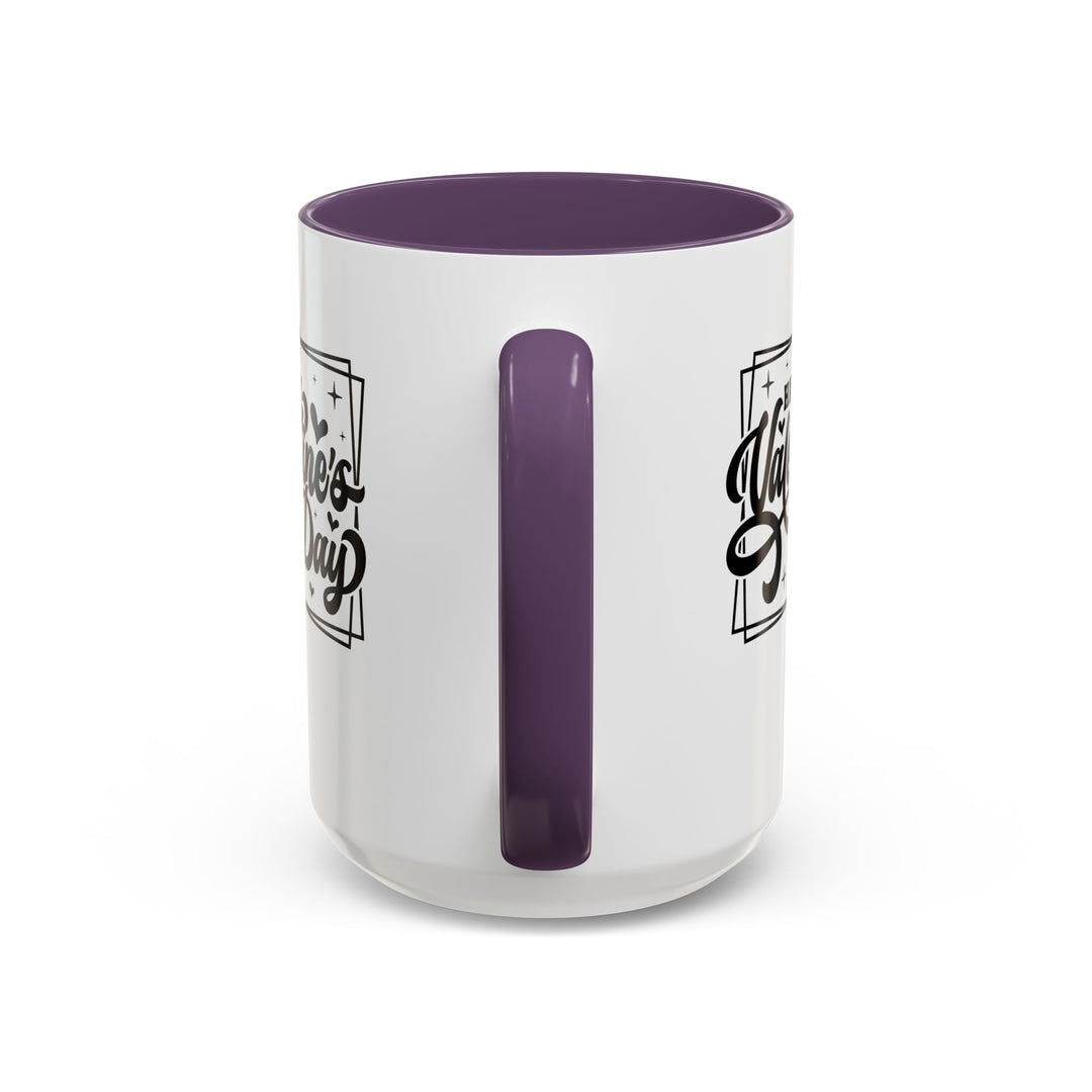 Happy Valentine's Day W/Hearts - Accent Coffee Mug (11, 15oz)