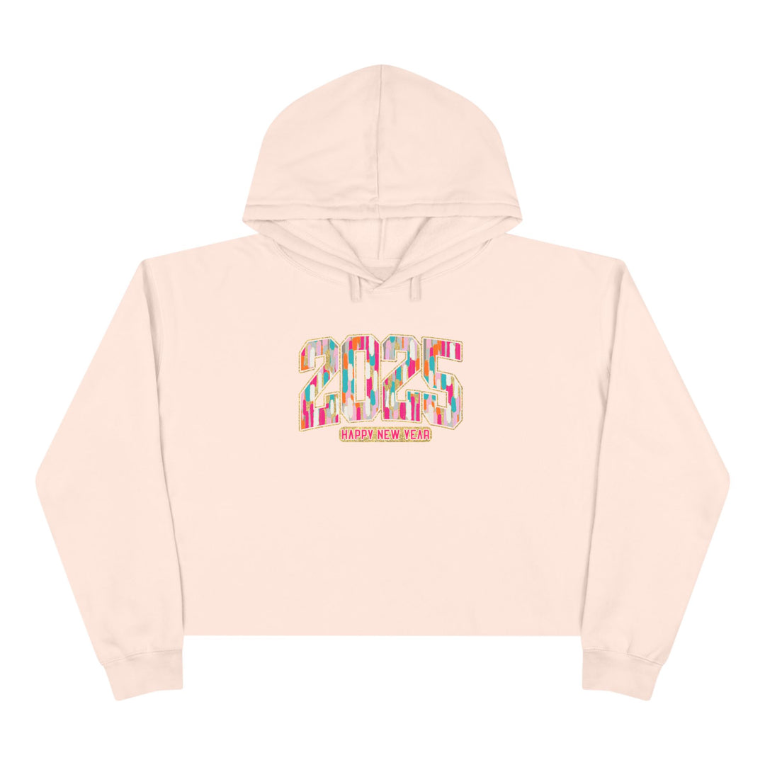 2025 Happy New Year - Crop Hoodie