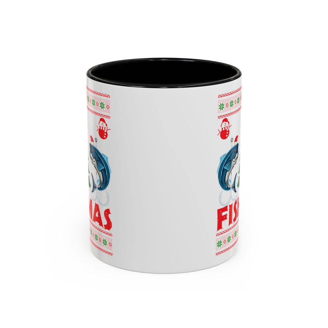 Merry Fishmas - Accent Coffee Mug (11, 15oz)