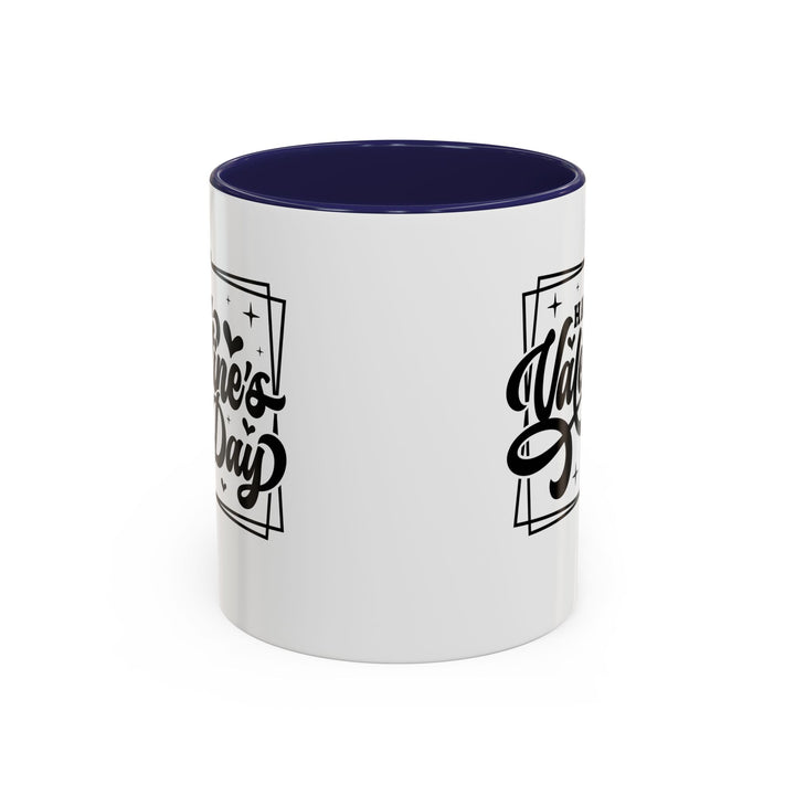 Happy Valentine's Day W/Hearts - Accent Coffee Mug (11, 15oz)