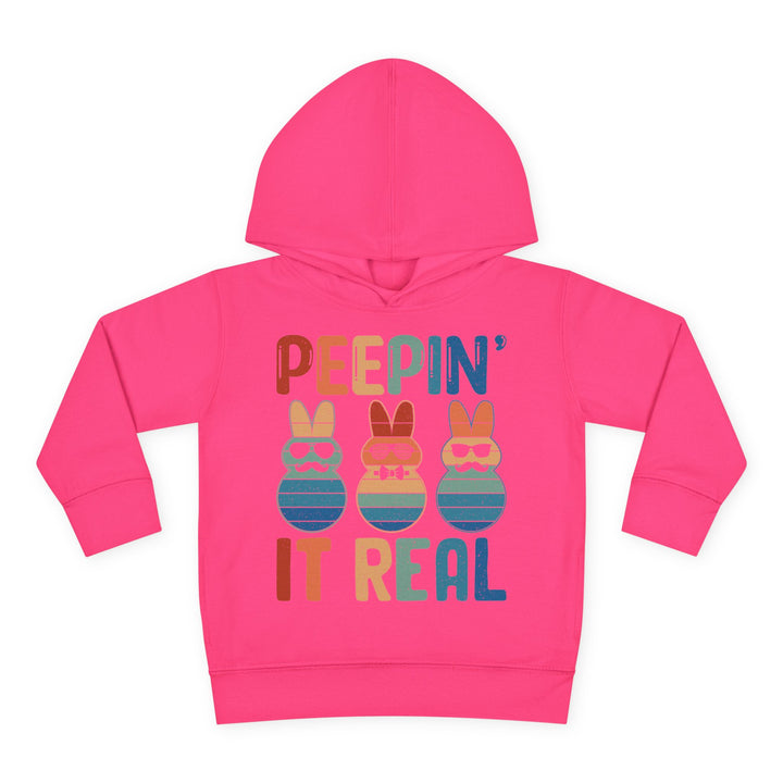 Peepin It Real - Toddler Pullover Fleece Hoodie
