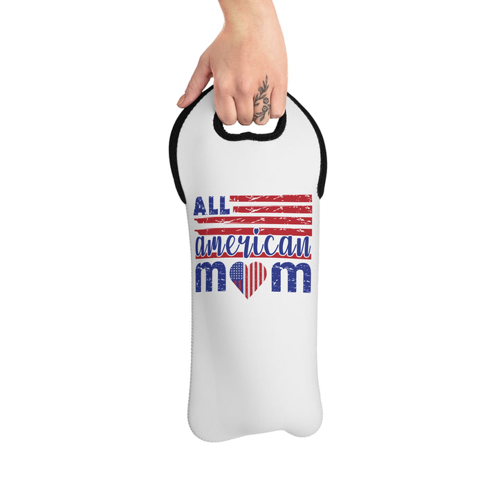 All American Mom - Wine Tote Bag