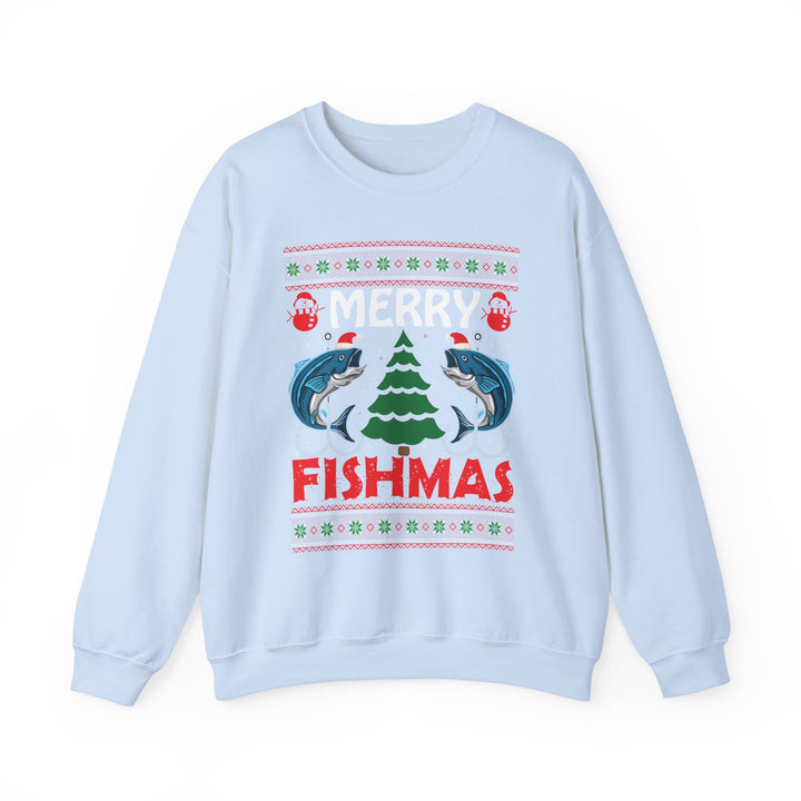 Merry Fishmas - Unisex Heavy Blend™ Crewneck Sweatshirt