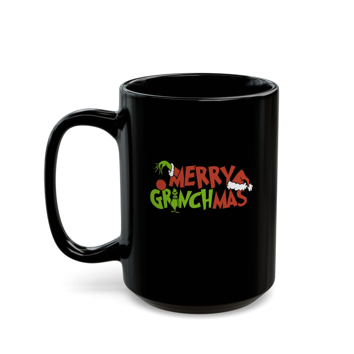 Merry Grinchmas - Black Mug (11oz, 15oz)