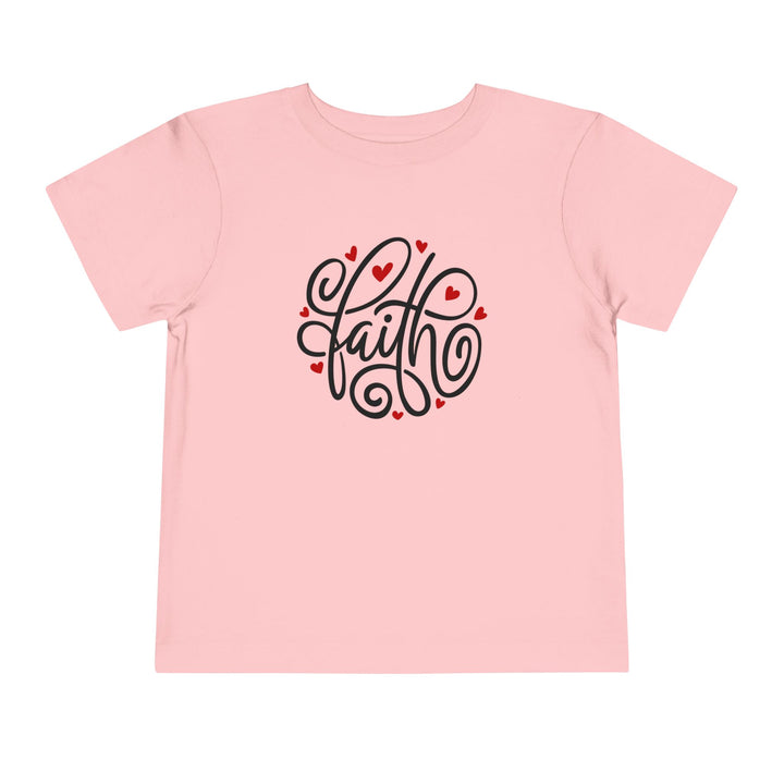 Faith Hearts - Toddler Short Sleeve Tee