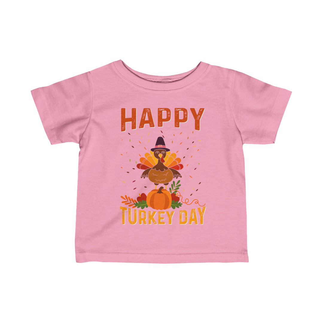 Happy Turkey Day - Infant Fine Jersey Tee