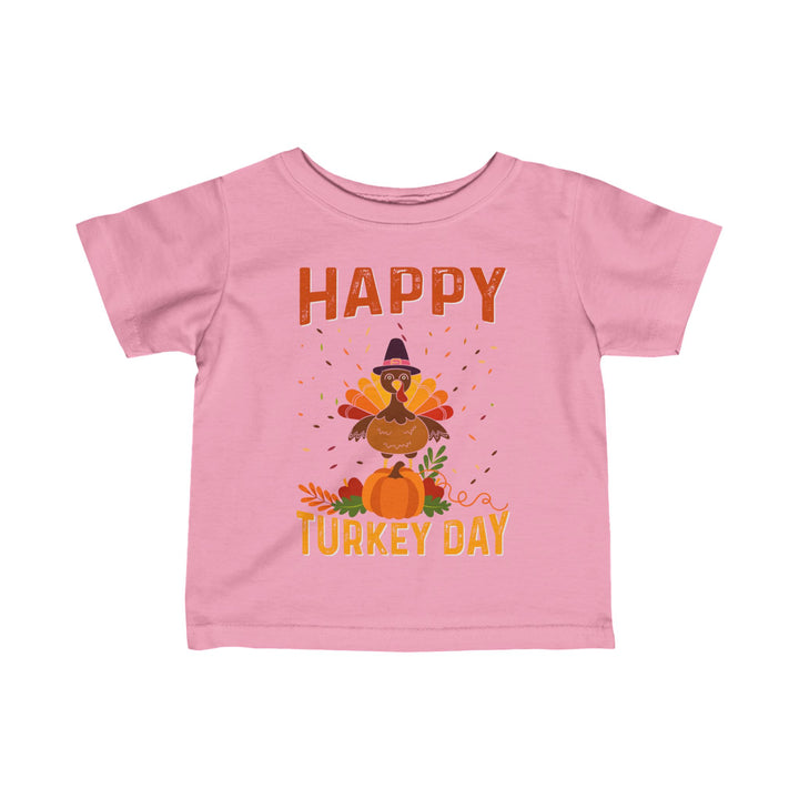 Happy Turkey Day - Infant Fine Jersey Tee