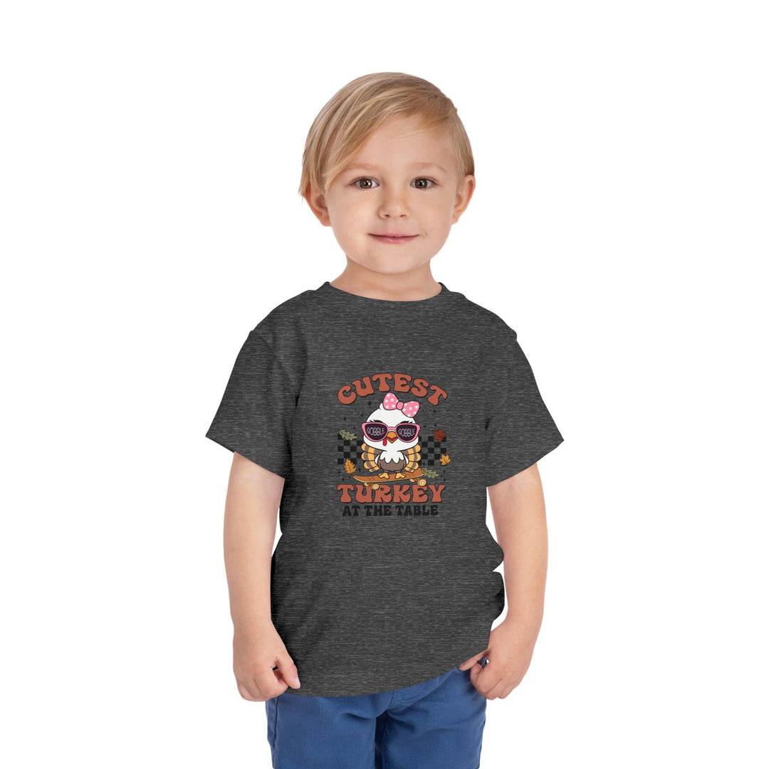 Cutest Turkey Girls -Toddler Short Sleeve Tee