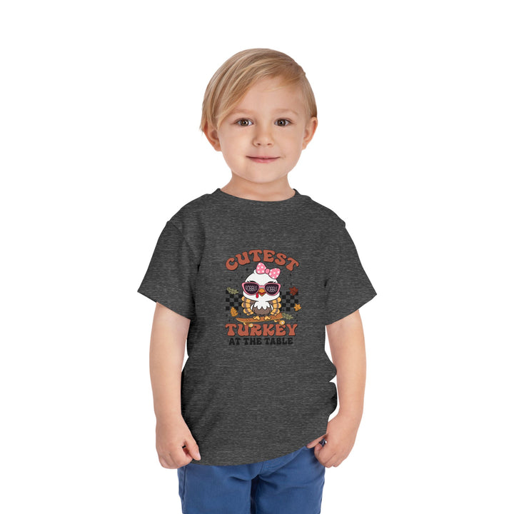 Cutest Turkey Girls -Toddler Short Sleeve Tee