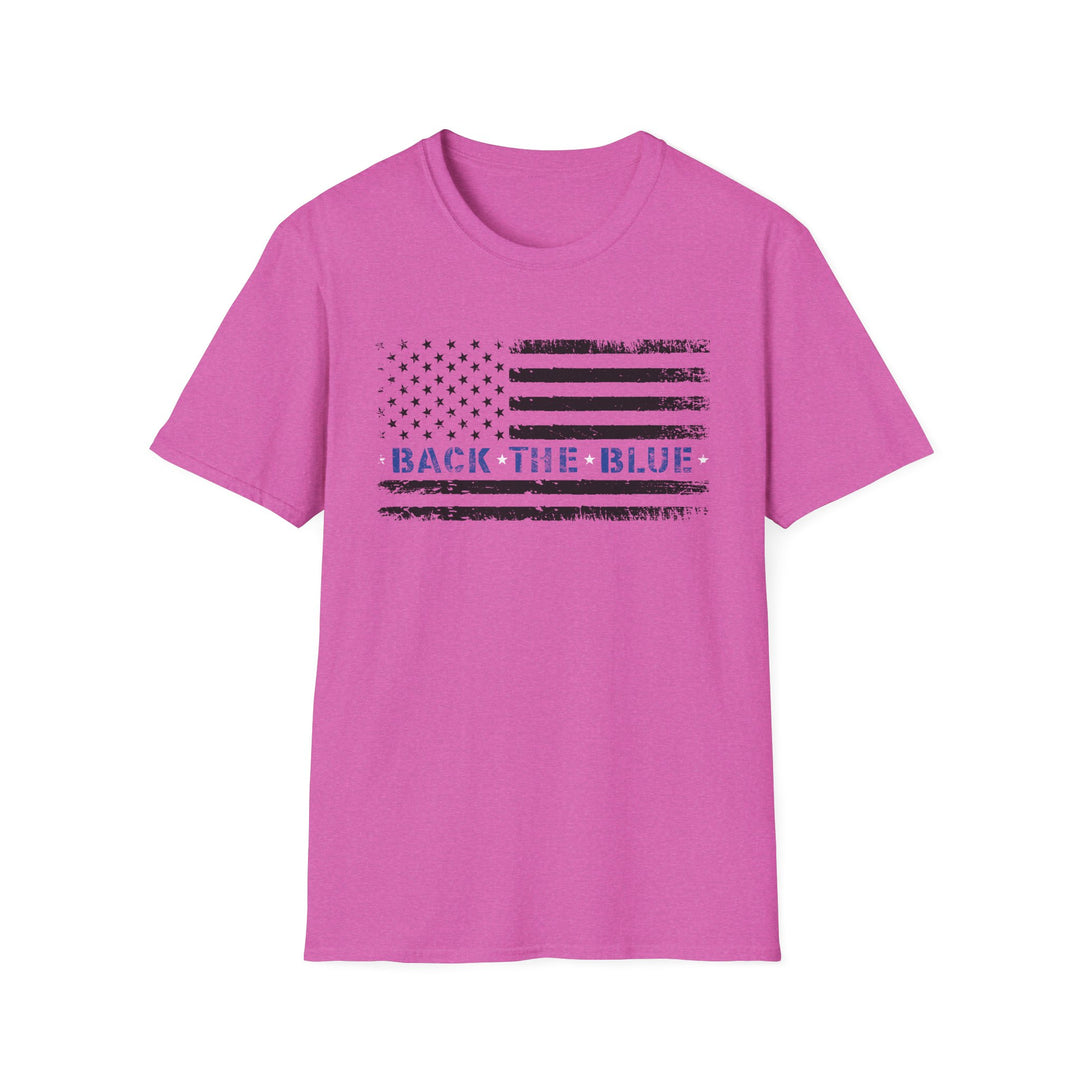 Back The Blue - Unisex Softstyle T-Shirt