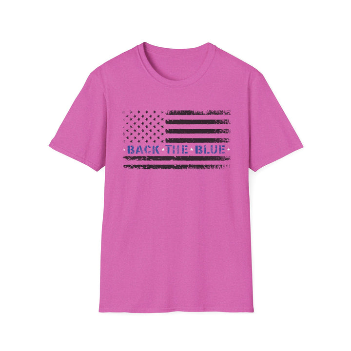 Back The Blue - Unisex Softstyle T-Shirt