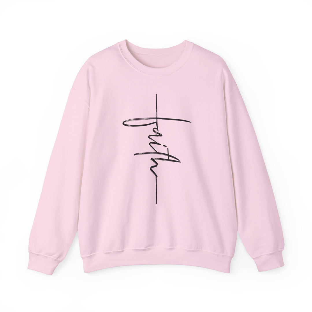 Faith Cross - Unisex Heavy Blend™ Crewneck Sweatshirt